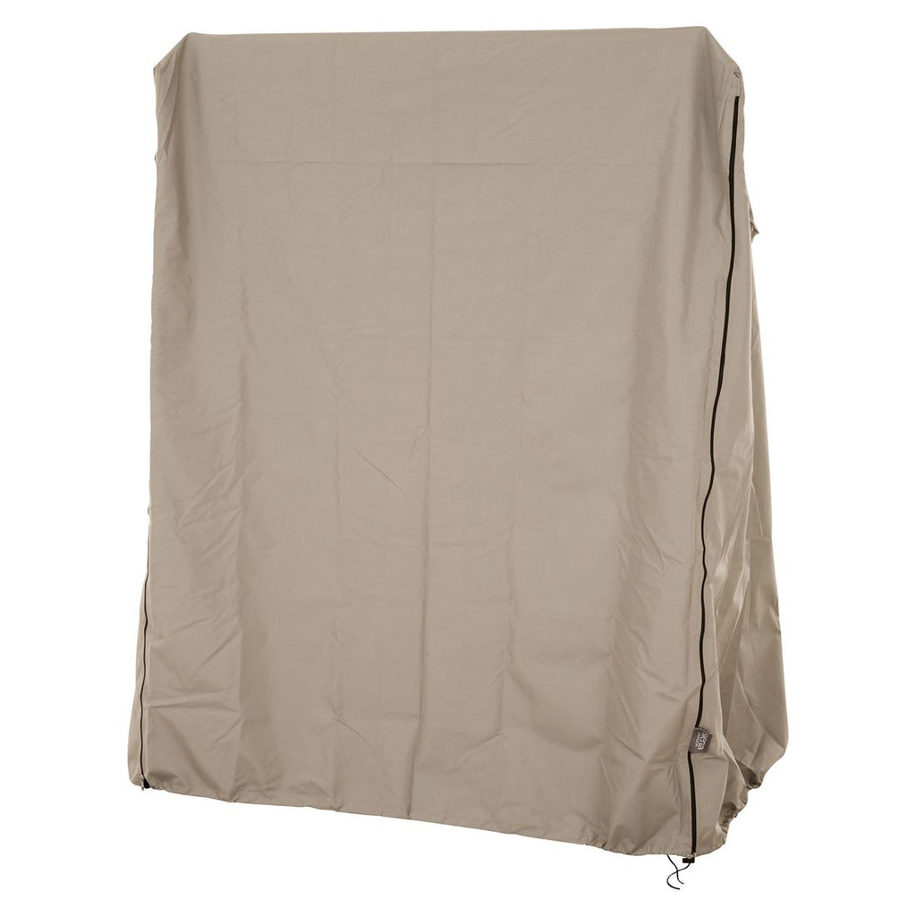 Møbeltrekk til strandkurv 128x105x165 cm beige forfra