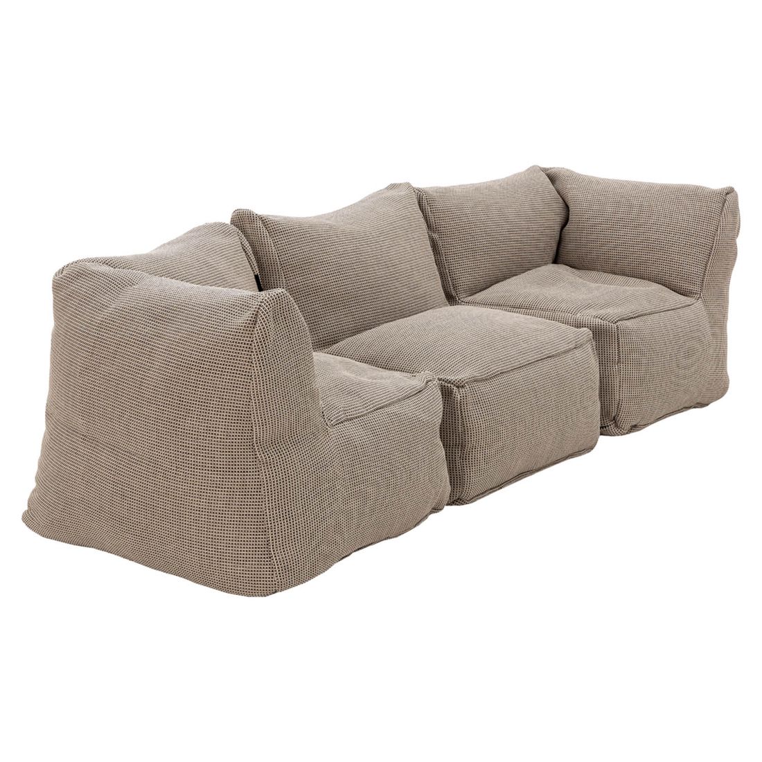 Montert Hagesofa Dotty Cloud polypropylen 225x75 cm i hage