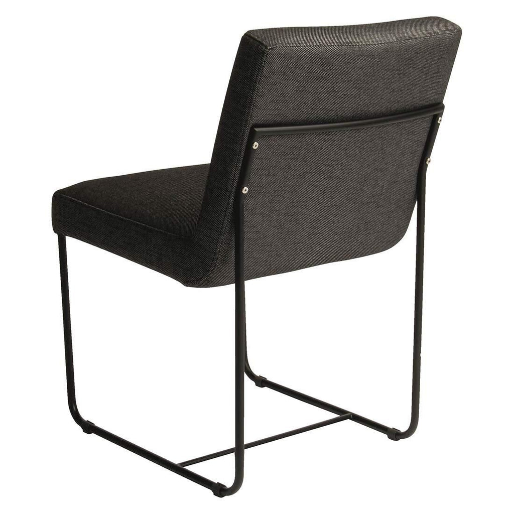 Nærbilde av Sunbrella outdoorstoff på Hagestol Mia Dining rustfritt stål/utestoff