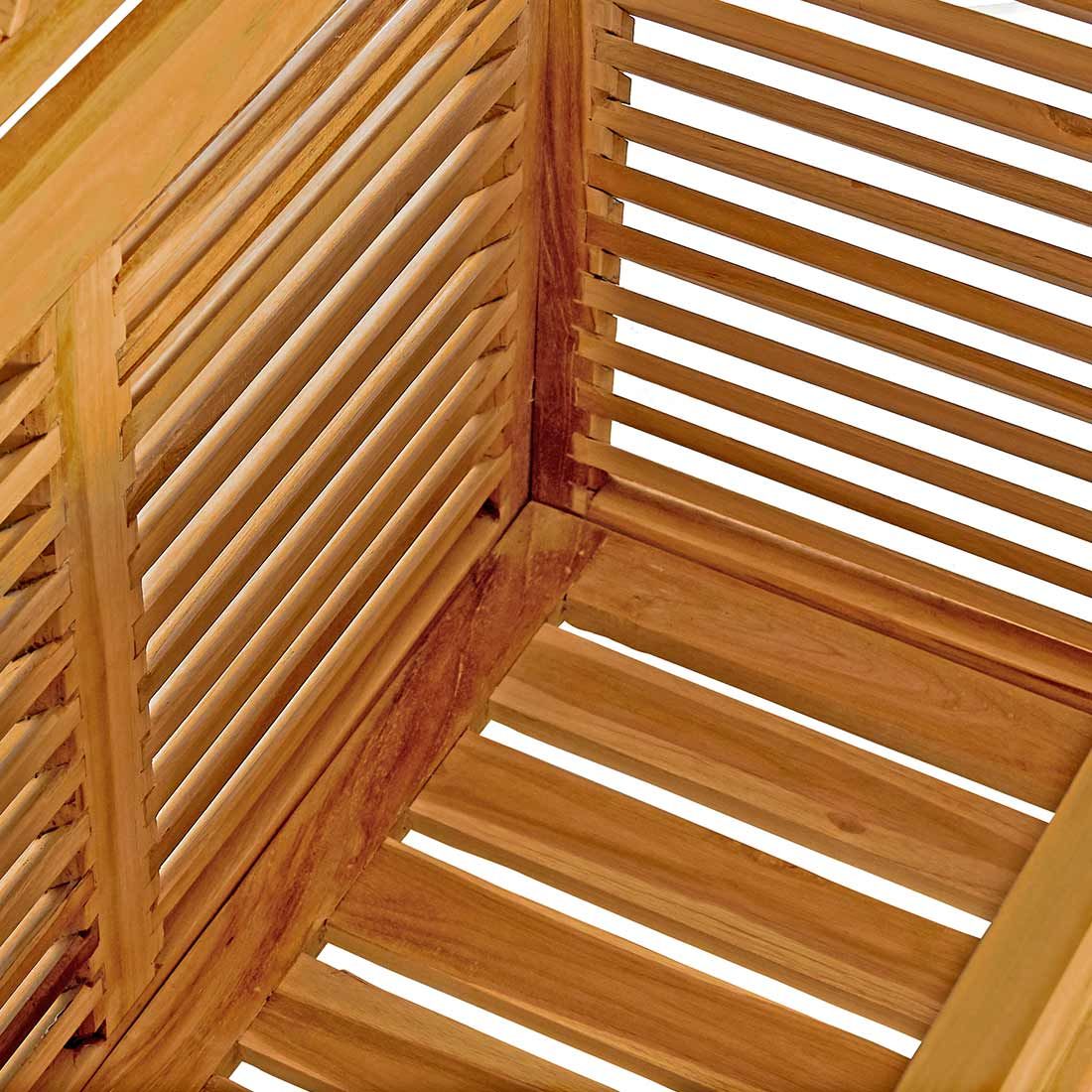 Oppbevaringsboks ute Ventara teak 128x52 cm - OUTLIV.