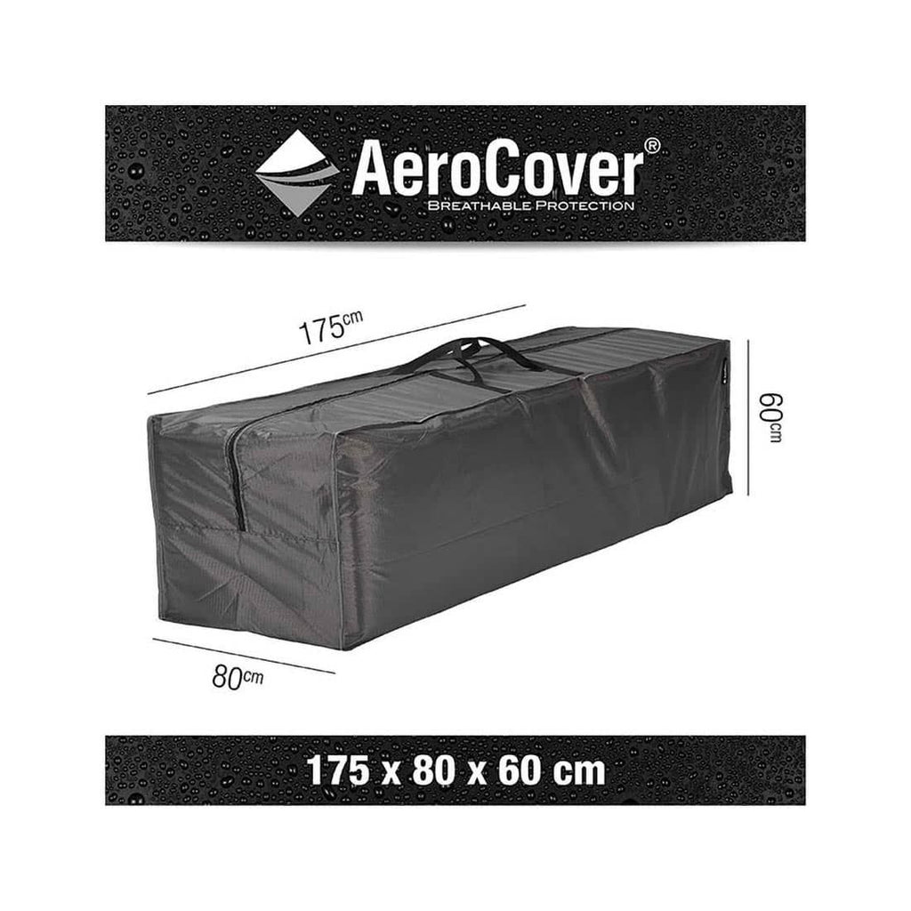 Oppbevaringsveske for putene ute 175x80x60 cm - AeroCover detalj av glidelås