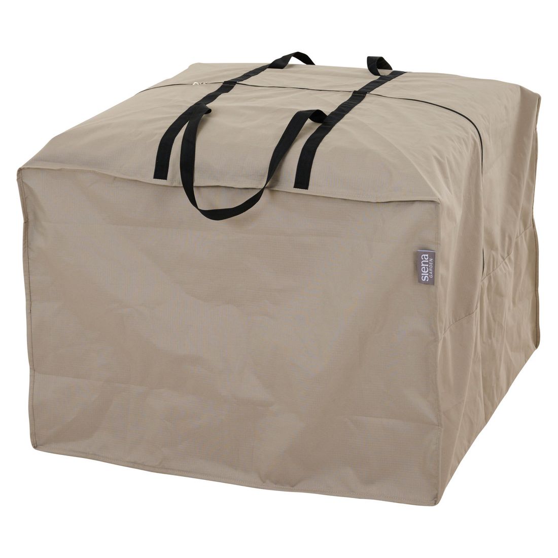Oppbevaringsveske Plus 80x80x56 cm beige foran