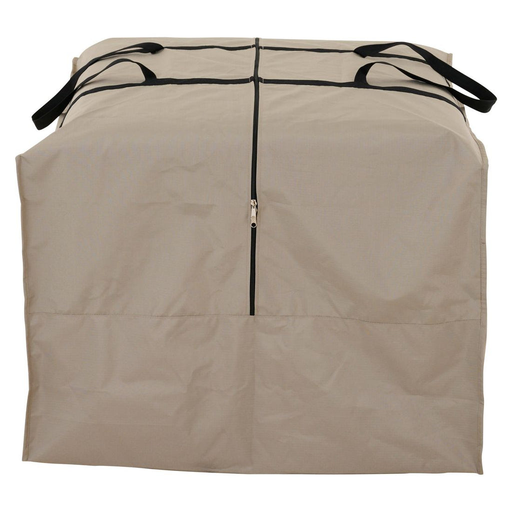 Nærbilde av tekstilmateriale på Oppbevaringsveske Plus 80x80x56 cm beige