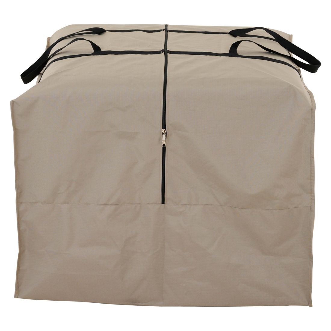 Nærbilde av tekstilmateriale på Oppbevaringsveske Plus 80x80x56 cm beige