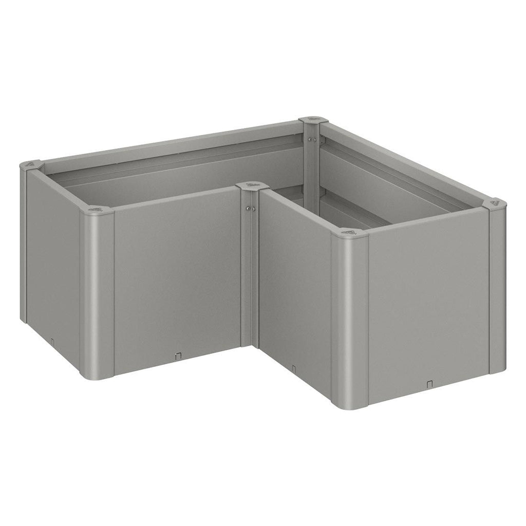Opphøyd bed Belvedere L metall 102x102x53 cm forfra
