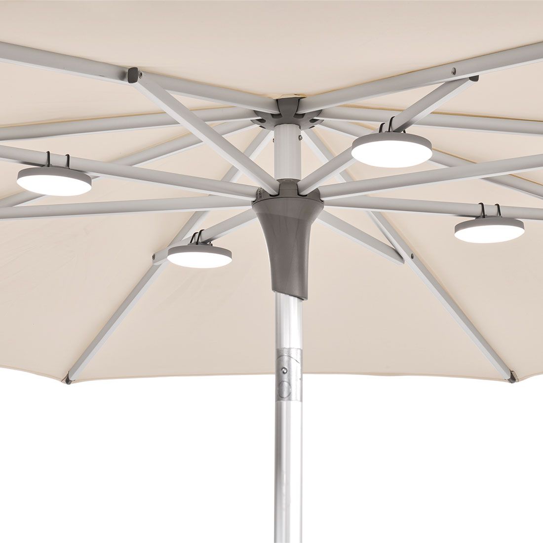 OSYRION LED-spot oppladbart lys 4-pakning bakside
