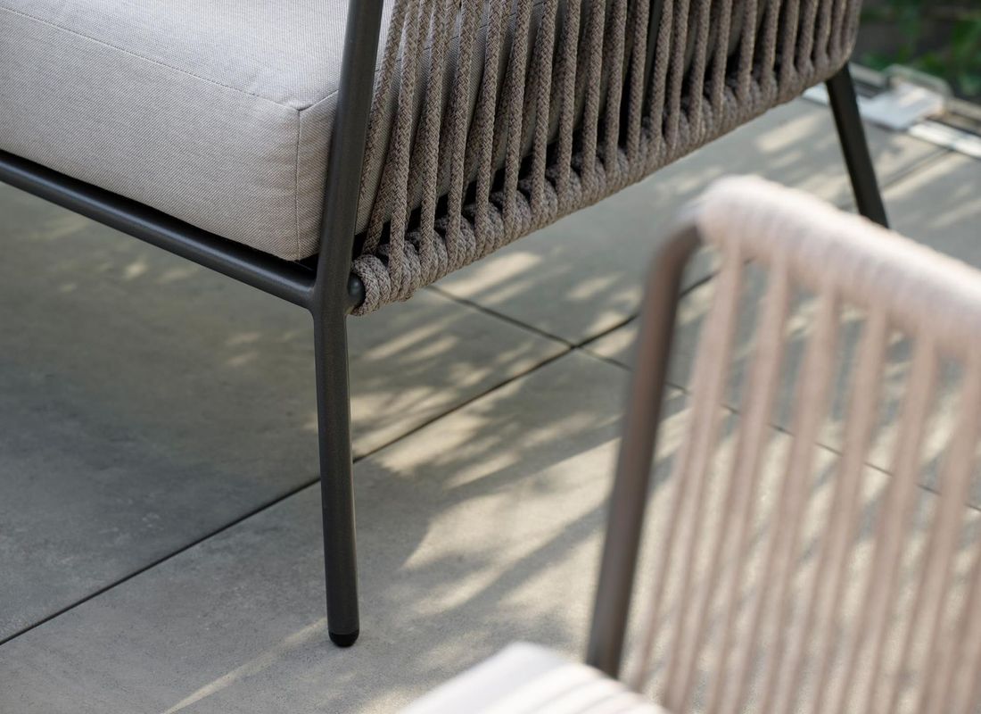 Oversikt av Hagesofa Marla aluminium/tau 164 cm i hage