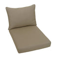 Pallputer 2-delers sett polyester beige - GO-DE for balkong og terrasse