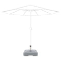 Parasollfot Active FILL-IT fyllbar 20-40 kg lysgrå forfra