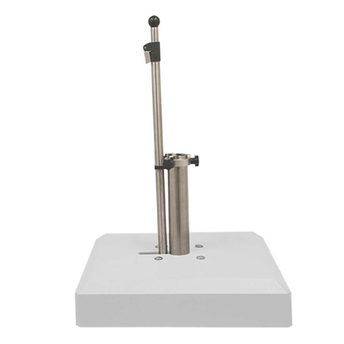 Parasollfot Alu-Vario 65-S mobil med hjul for parasollstokk 25-53 mm forfra