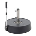 Parasollfot Easy Move Switch 45 kg med hjul forfra
