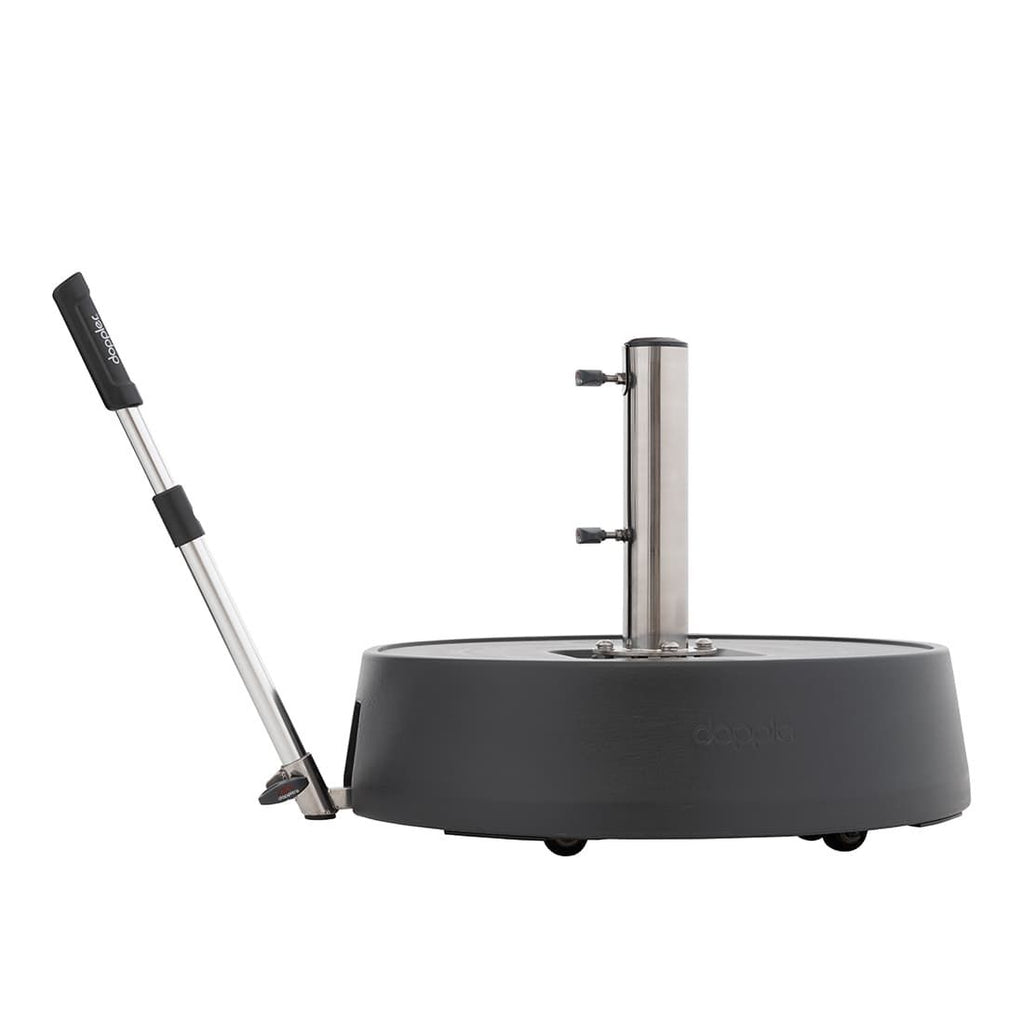 Parasollfot Easy Move Switch 45 kg med hjul bakside