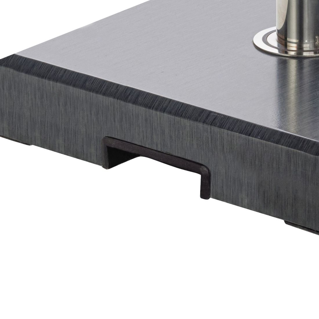 Parasollfot Easy Stand med hjul 25 kg Kettler montert med parasoll