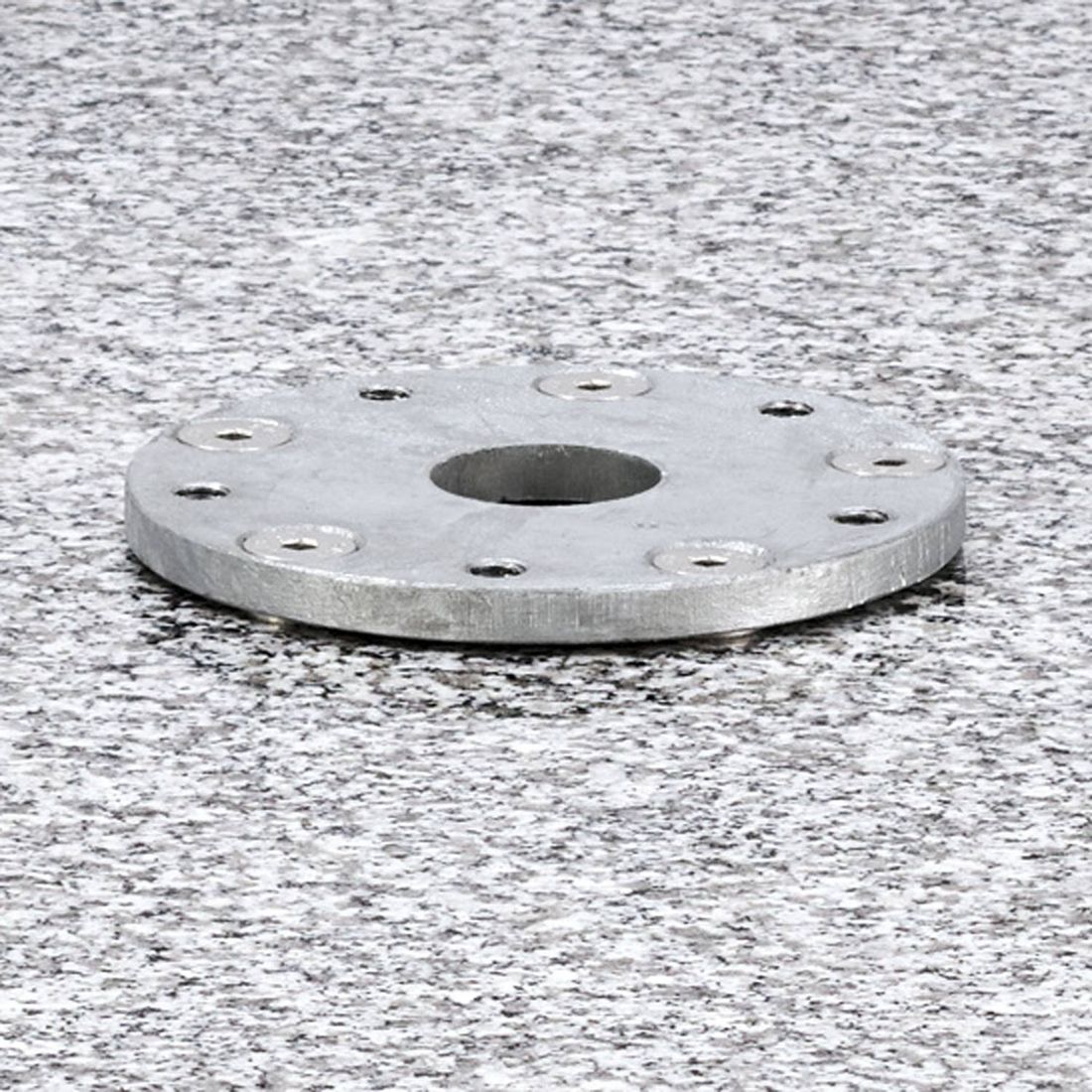 Montert Parasollfot granitt 120 kg 87x87 cm - Glatz i hage