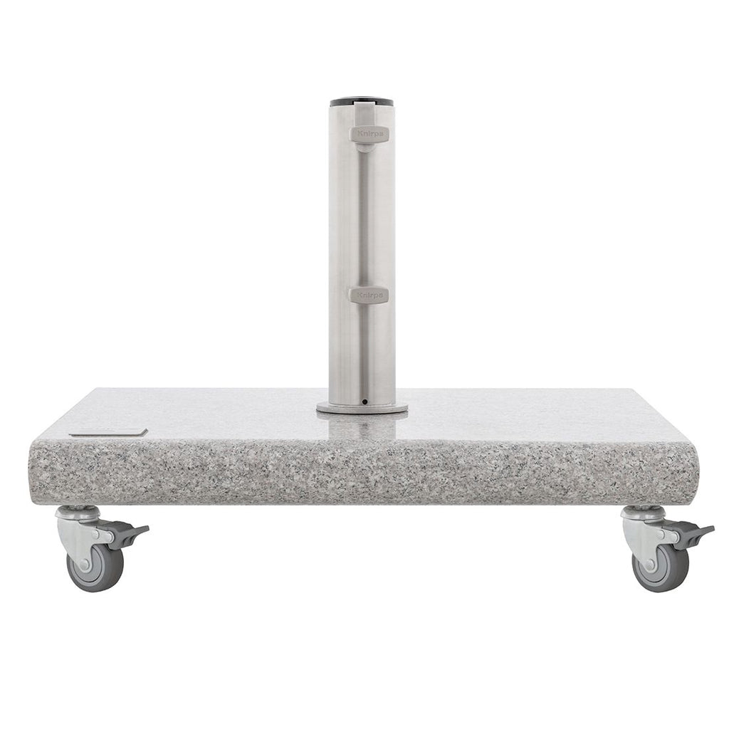 Parasollfot granitt 40 kg med hjul 55x48 cm - Knirps bakside