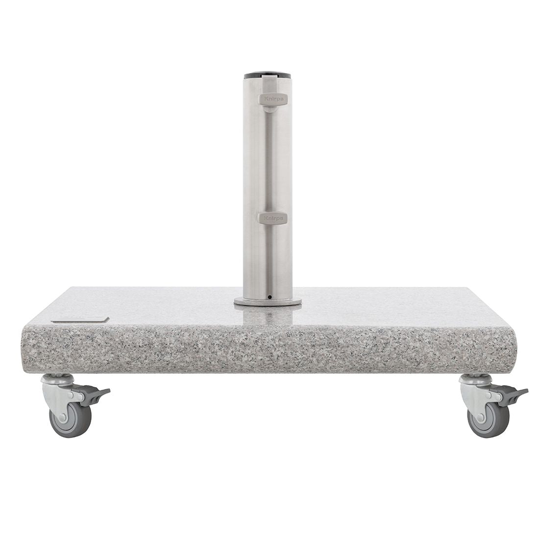 Parasollfot granitt 40 kg med hjul 55x48 cm - Knirps bakside