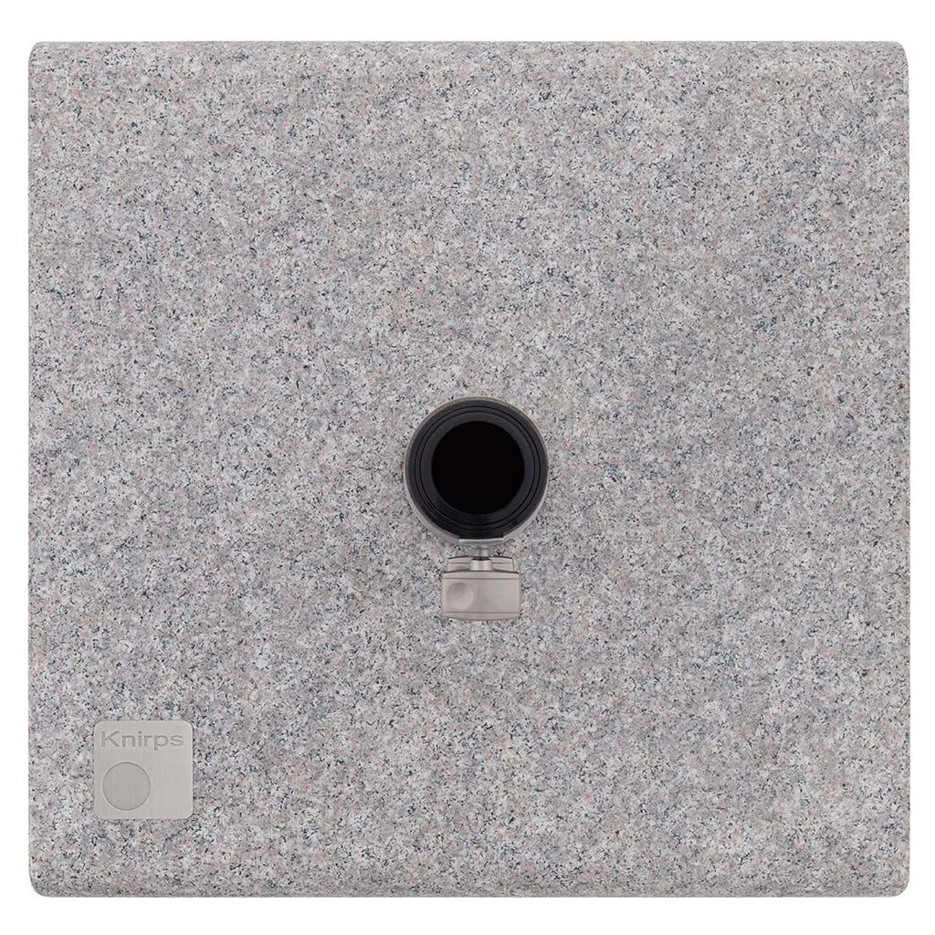 Parasollfot granitt 40 kg med hjul 55x48 cm - Knirps detalj av hjul