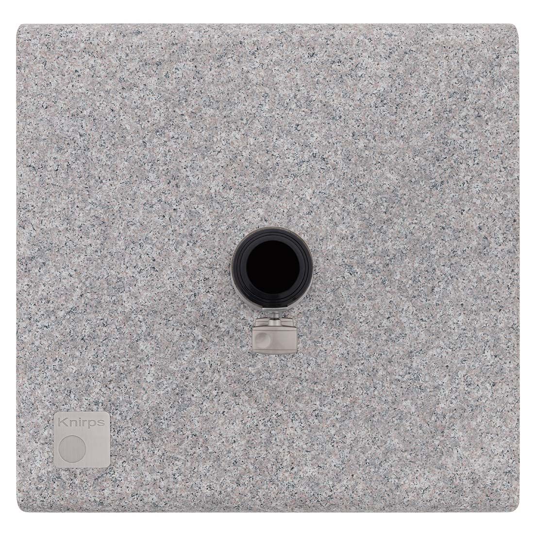 Parasollfot granitt 40 kg med hjul 55x48 cm - Knirps detalj av hjul