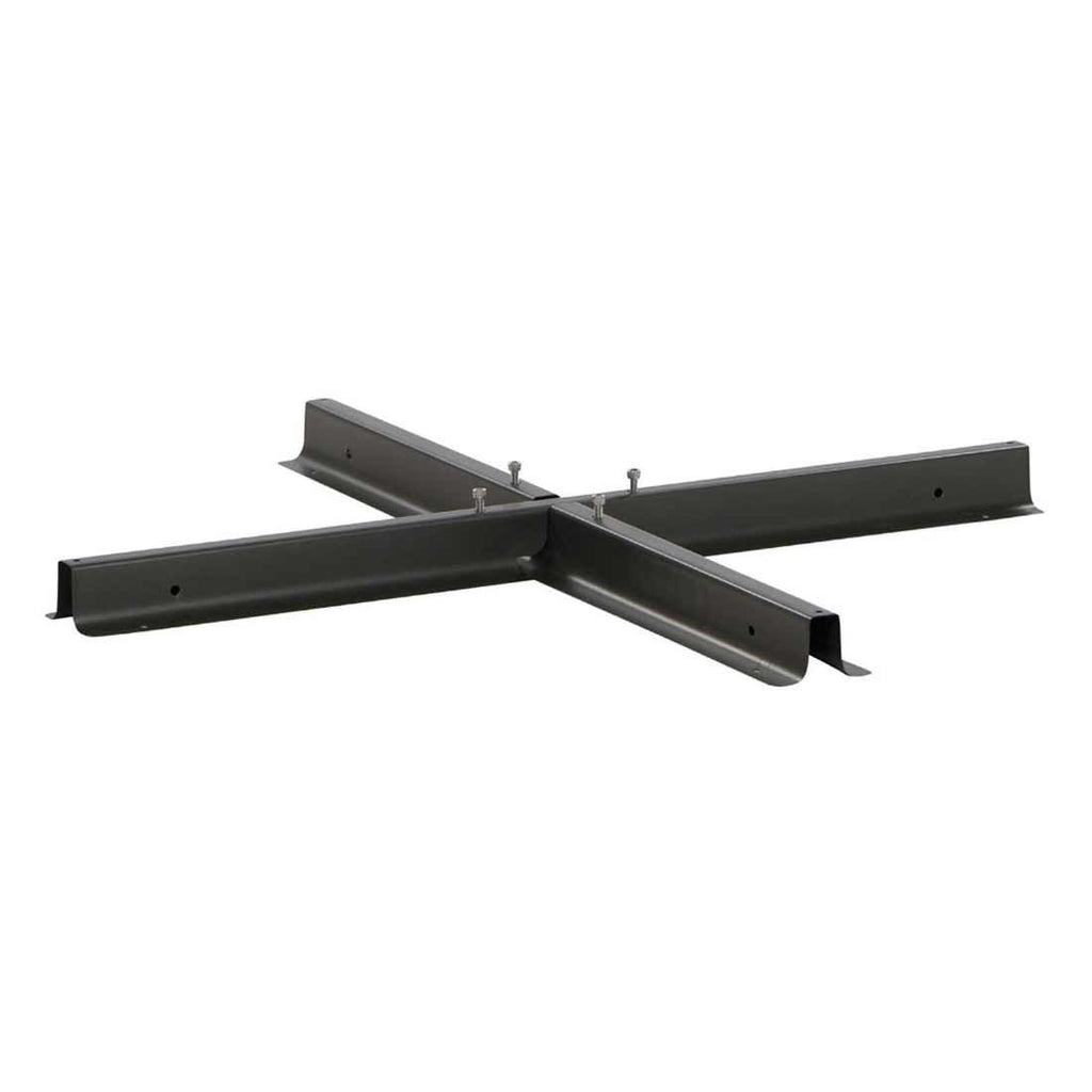 Parasollfot kryssstativ for fritthengende parasoll 100x100 cm foran