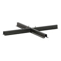Parasollfot kryssstativ for fritthengende parasoll 100x100 cm foran