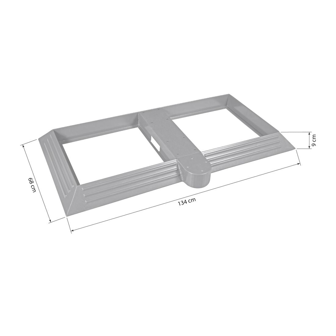 Parasollfot LK106/M8 ramme for fritthengende parasoll bakside