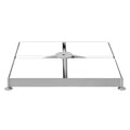 Parasollfot M4 for 8 plater galvanisert 91x91 cm fra Glatz forfra