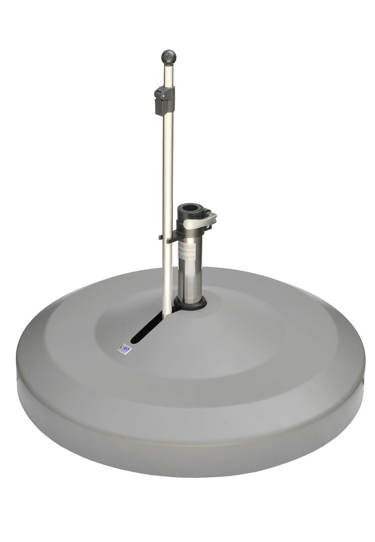 Parasollfot Maxi 120-K med hjul, Ø90 cm, grafitt for parasoll