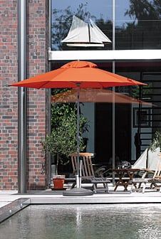 Detalj av Parasollfot Midi 60-S mobil med hjul 60 kg 61x61 cm