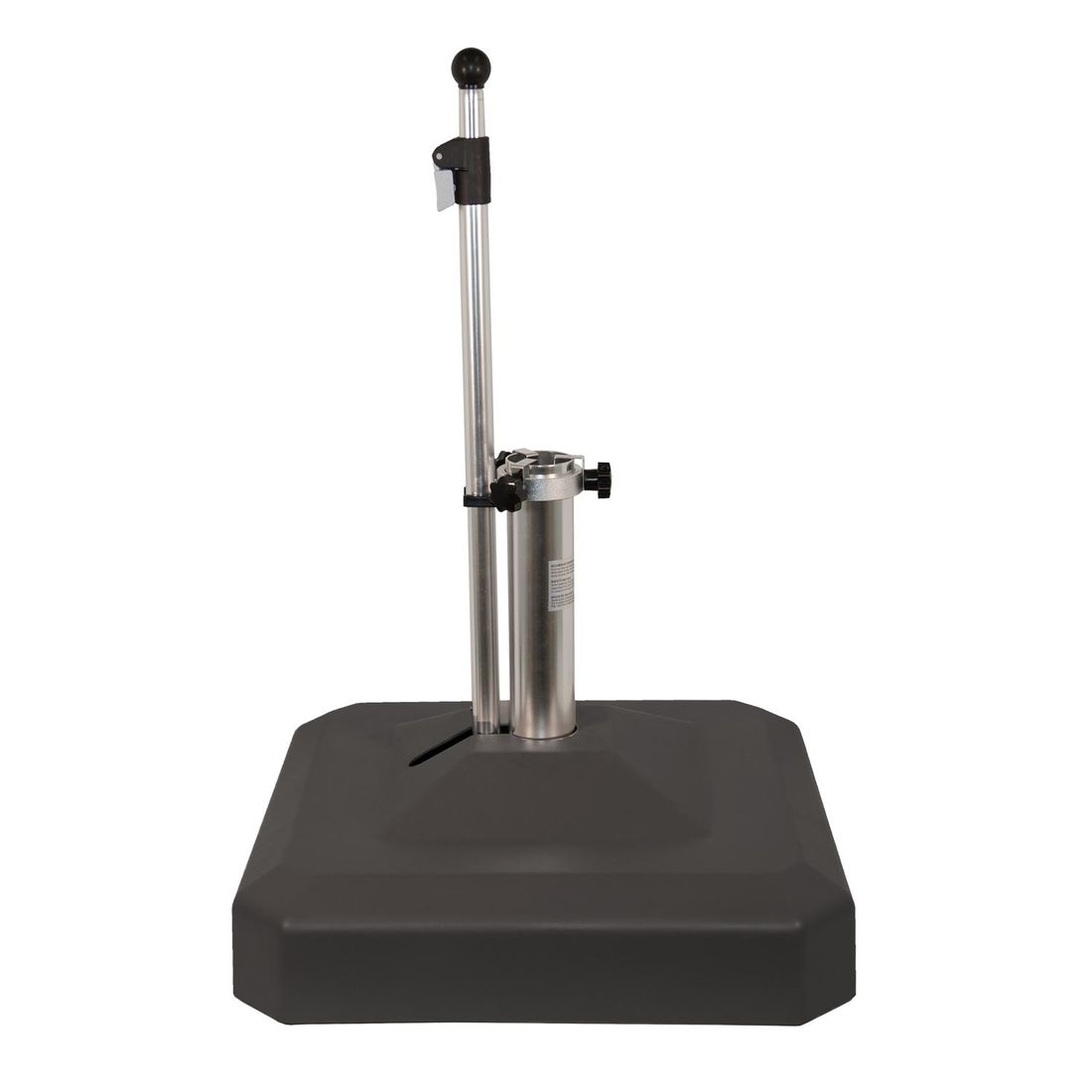 Parasollfot Mini Plus 45-S mobil med hjul 50x50 cm bakside