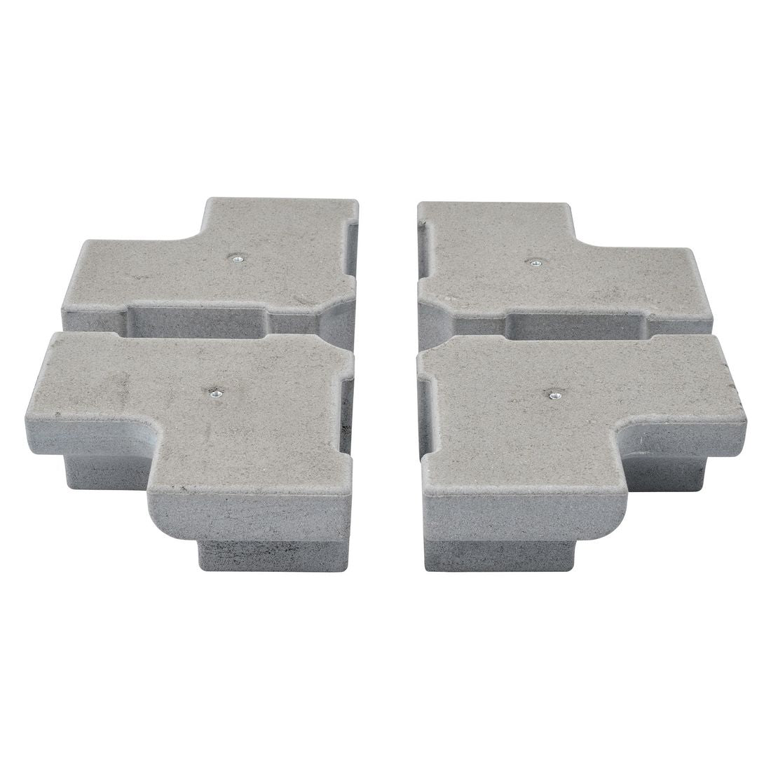 Parasollfot vektplater betong 90x90 cm 88 kg Glatz for stabil parasollbase