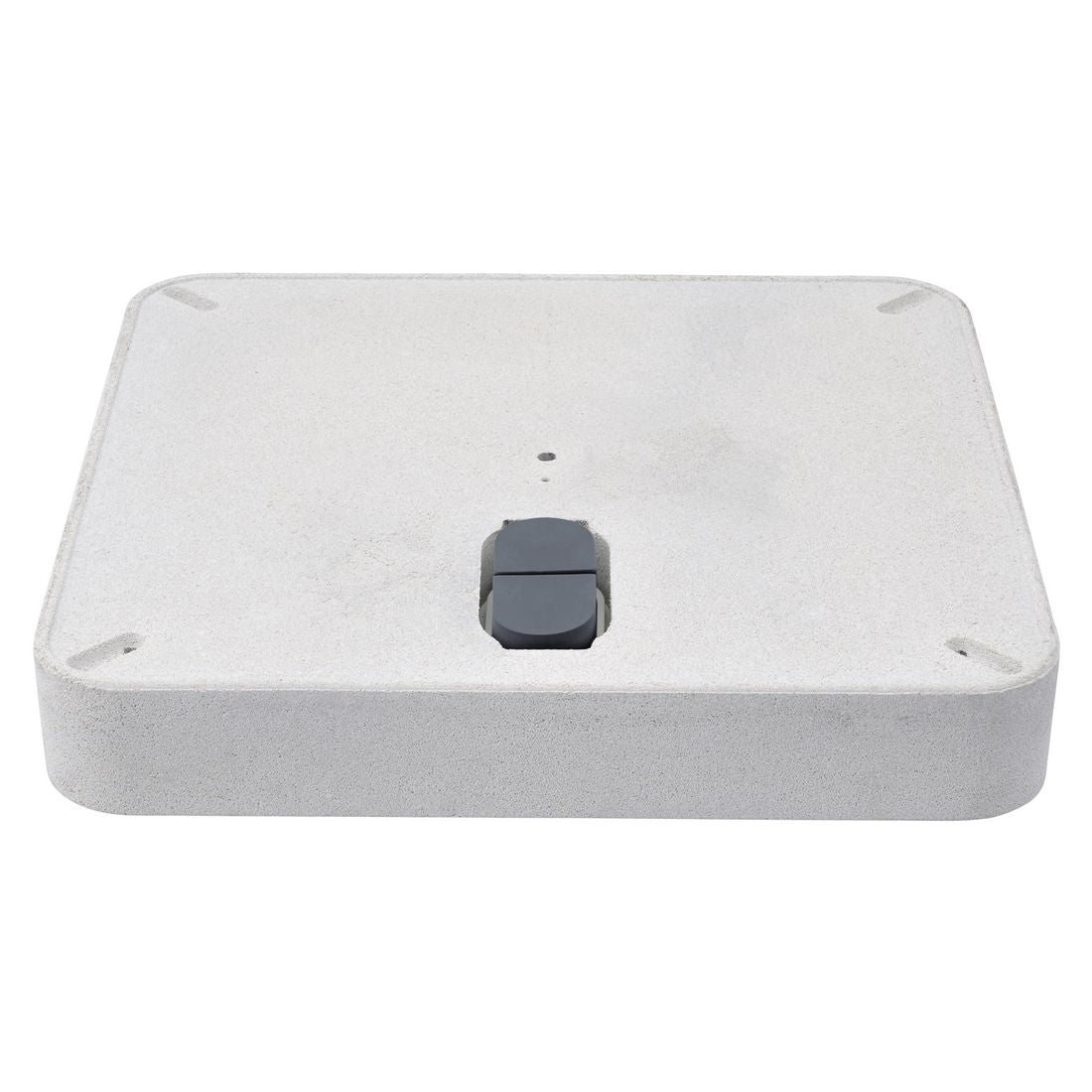 Parasollfot Z55 55 kg med hjul 65x65 cm forfra