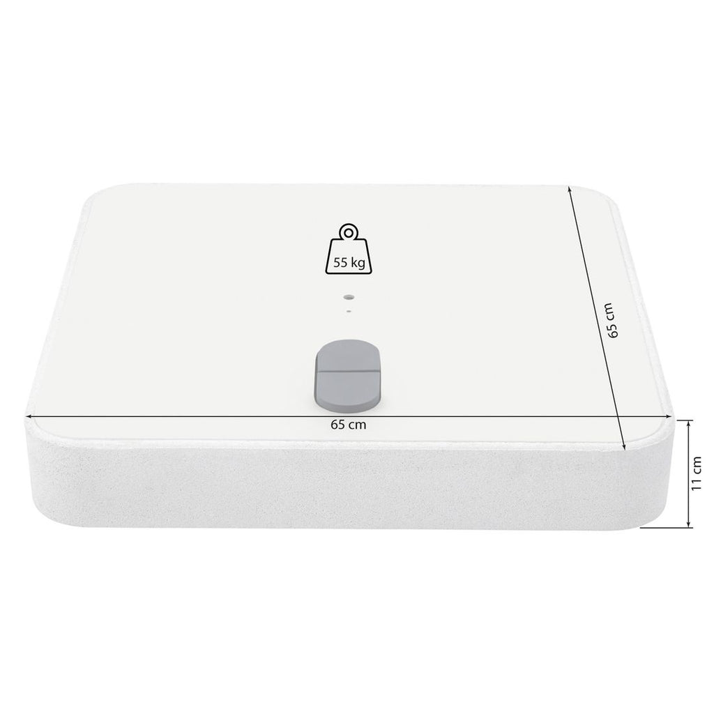 Bakside av Parasollfot Z55 55 kg med hjul 65x65 cm