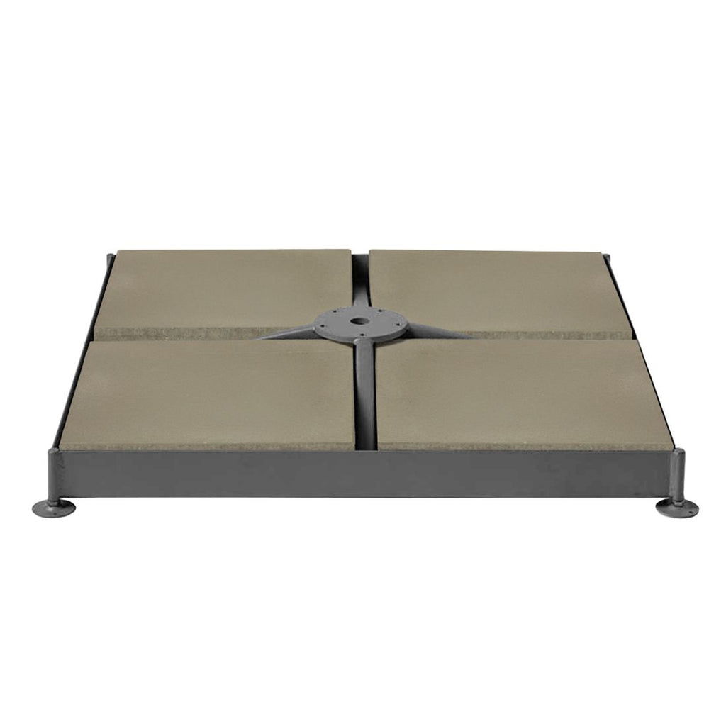 Parasollvektplater 40x40 cm 8 stk betong detalj