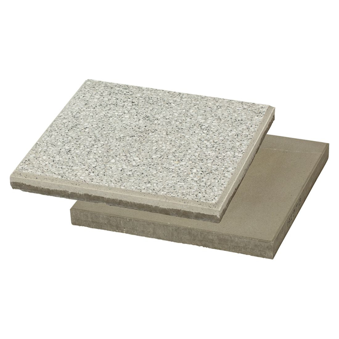 Parasollvektplater 40x40 cm 8 stk betong/granitt blandet forfra