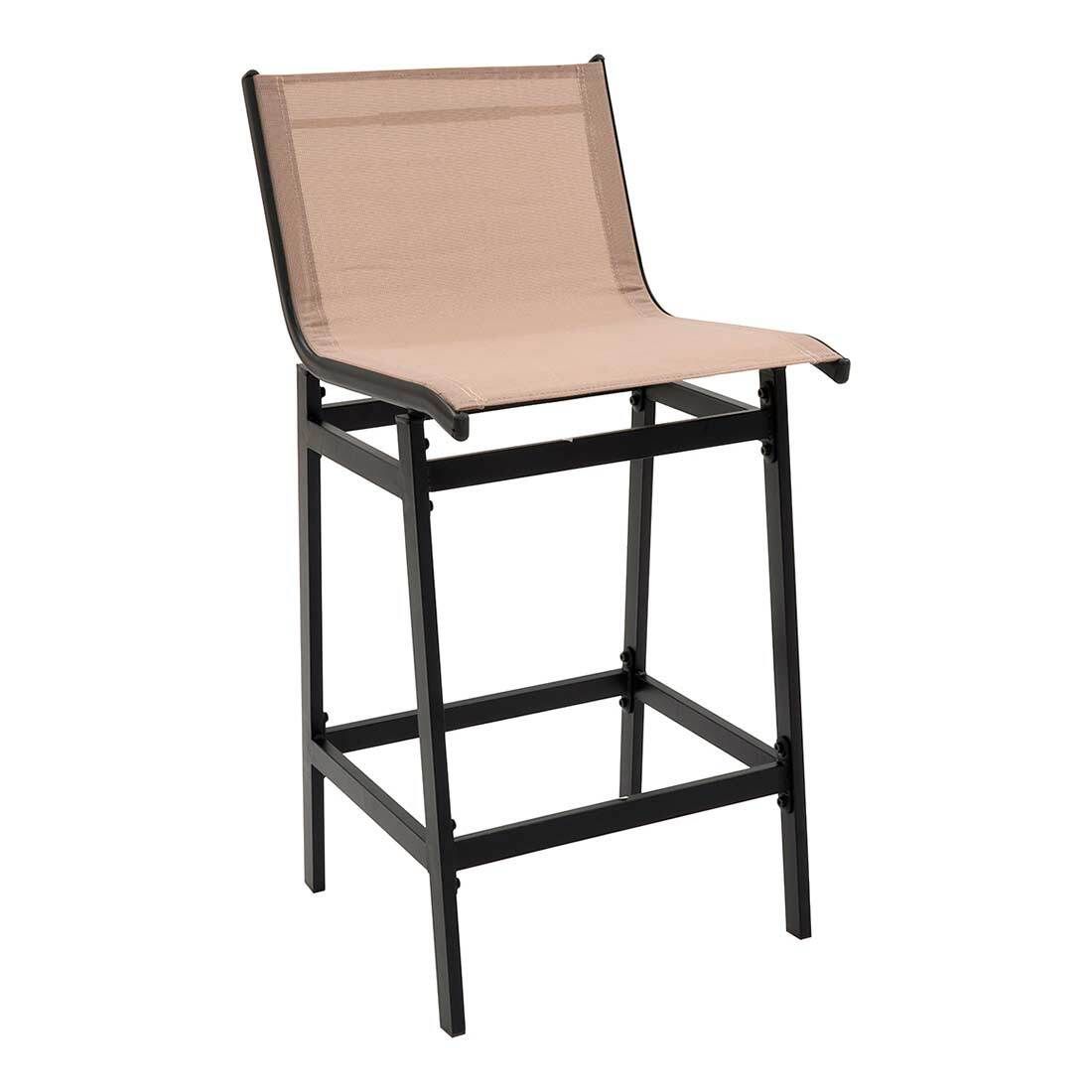 Detalj av stoffets tekstur på Paviljong med bar og 2 stoler, stål/utestoff - OUTLIV