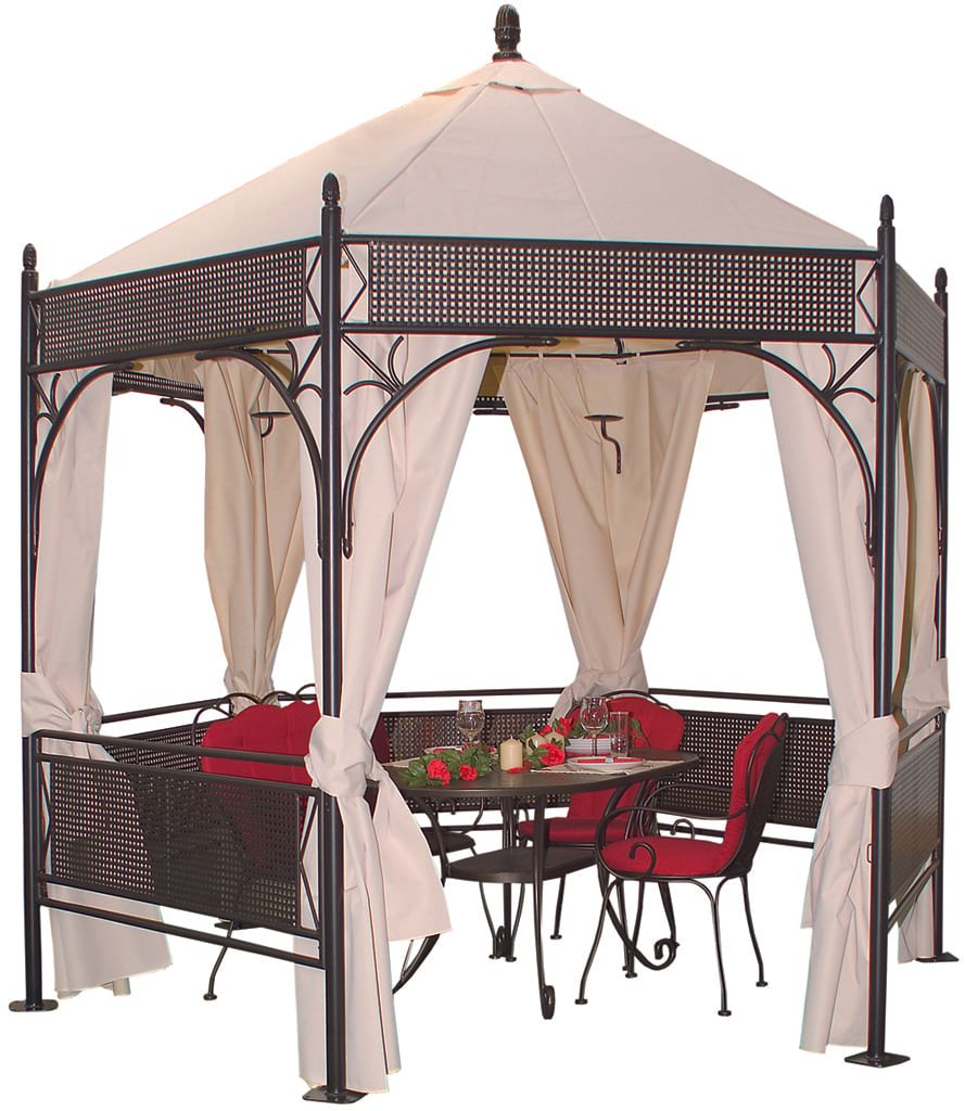 Paviljong Romeo Romantik 300x300 cm smijern forfra