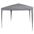 Paviljong Starter 300x300 cm stål/polyester grå forfra
