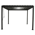 Pergola Basic aluminium 360x300 cm antrasitt forside