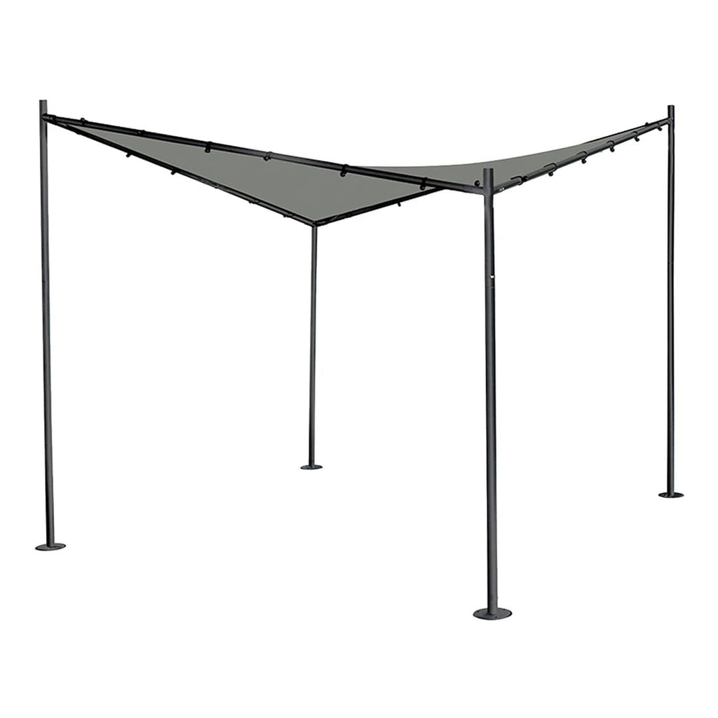 Pergola Berlino 300x300 cm stål/polyester forfra
