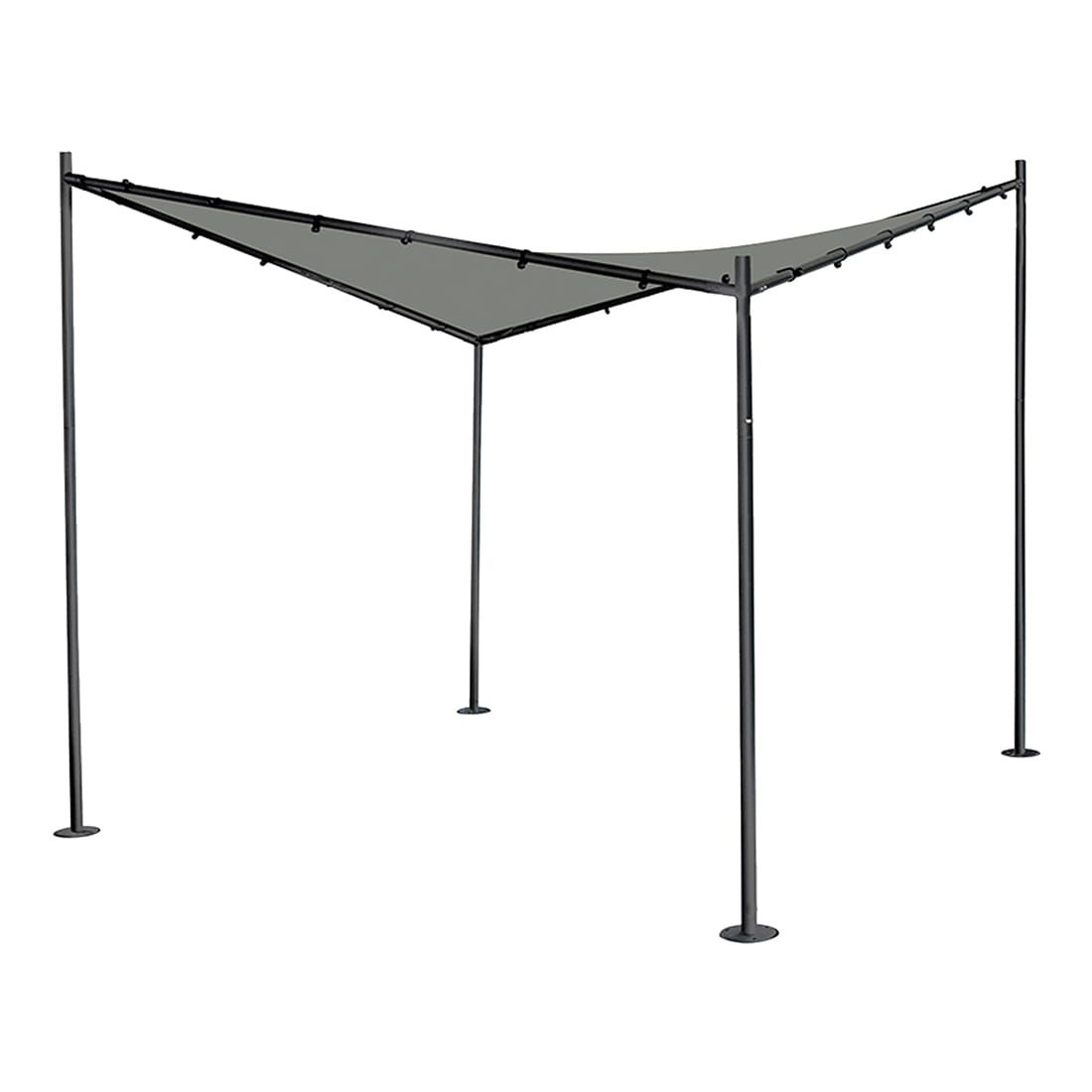 Pergola Berlino 300x300 cm stål/polyester forfra