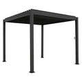 Pergola Classic 300x300 cm aluminium antrasitt forside