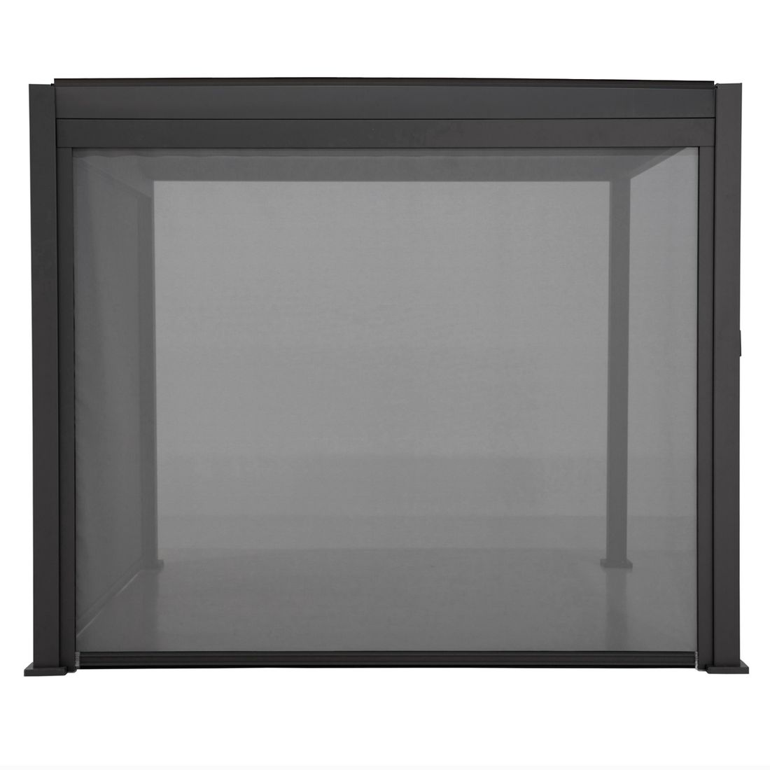 Visning av vannavløpssystem på Pergola Classic 300x300x250 cm aluminium textilen - Mirador