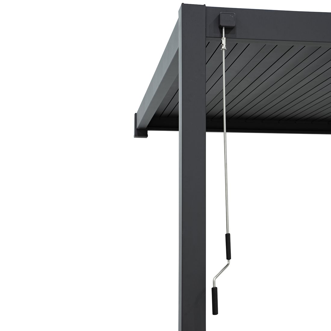 Vannavløpssystem på Pergola Classic veggmontert aluminium 400x300 cm - Mirador