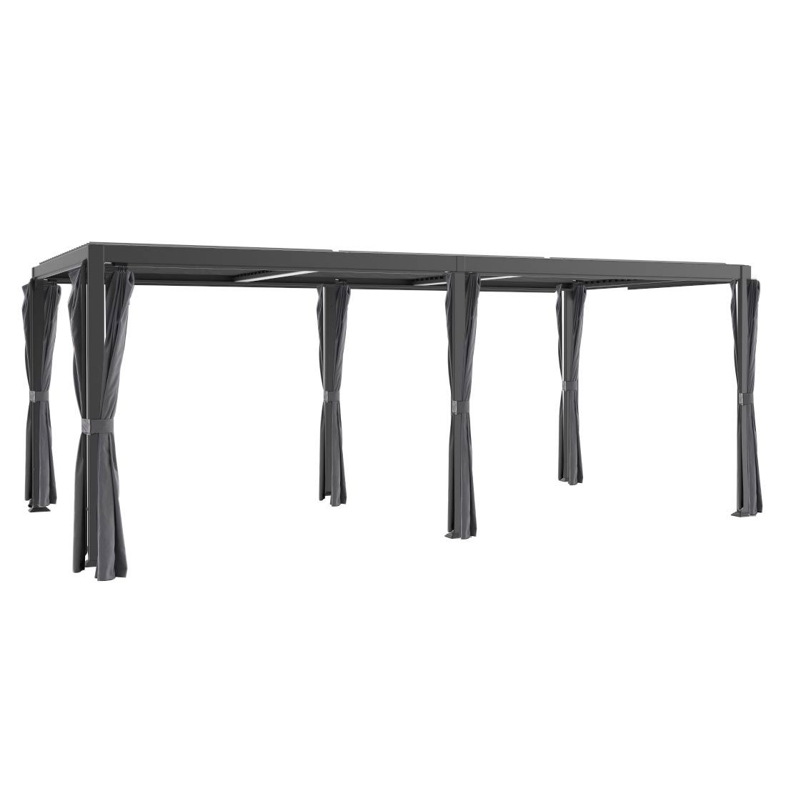 Pergola Curtano 540x300 cm aluminium/olefin forside