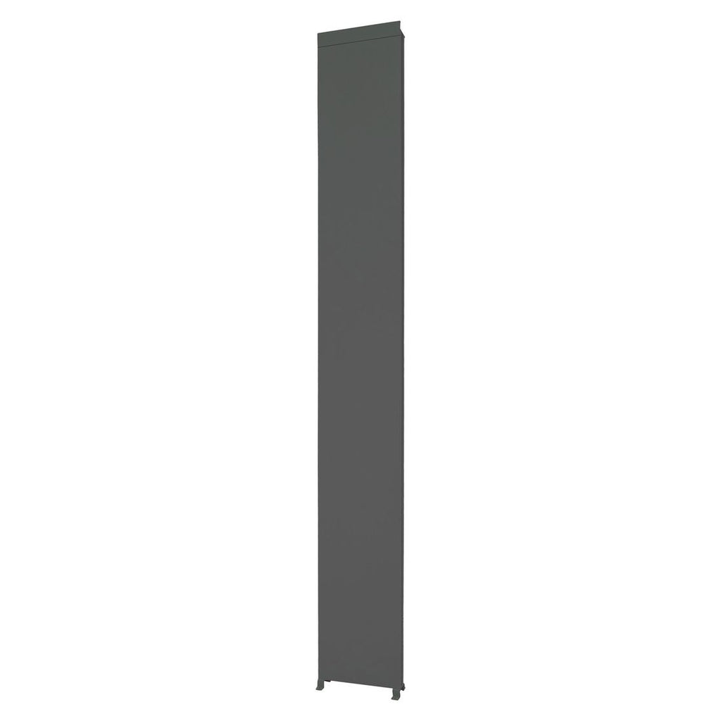 Pergola dekorpanel 31x236,5 cm aluminium antrasitt - montert på pergola
