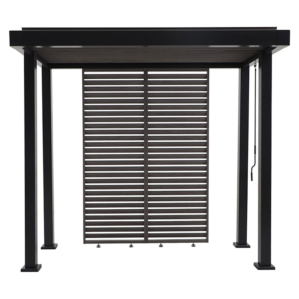 Pergola Grillzebo 259,5x154x240 cm aluminium - MWH nærbilde aluminium
