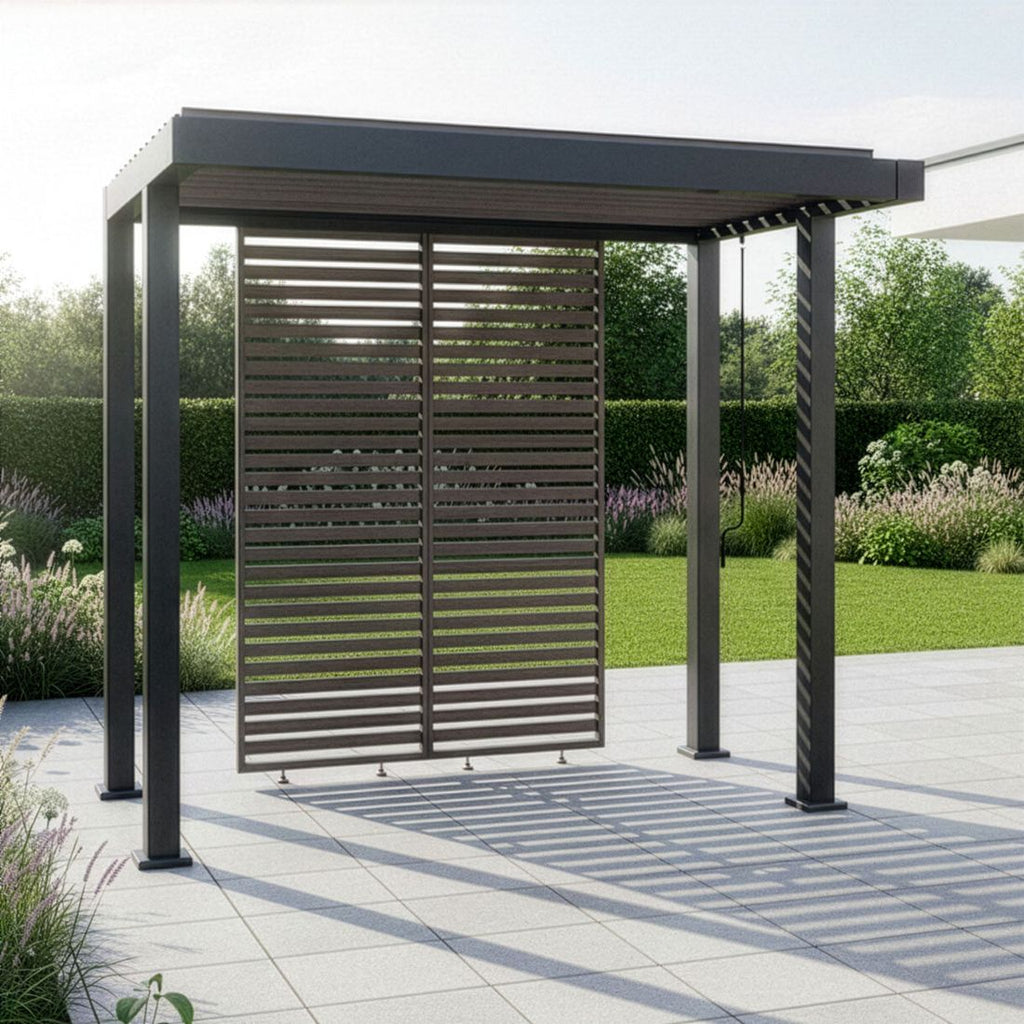 Pergola Grillzebo 259,5x154x240 cm aluminium - MWH komplett oversikt