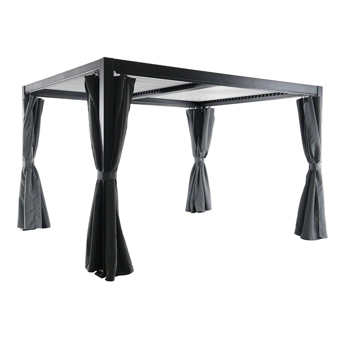 Pergola Kiosko 360x300 cm aluminium/polyester forside