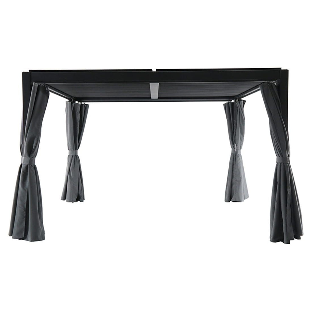 Detaljbilde av lameller på Pergola Kiosko 360x300 cm aluminium/polyester