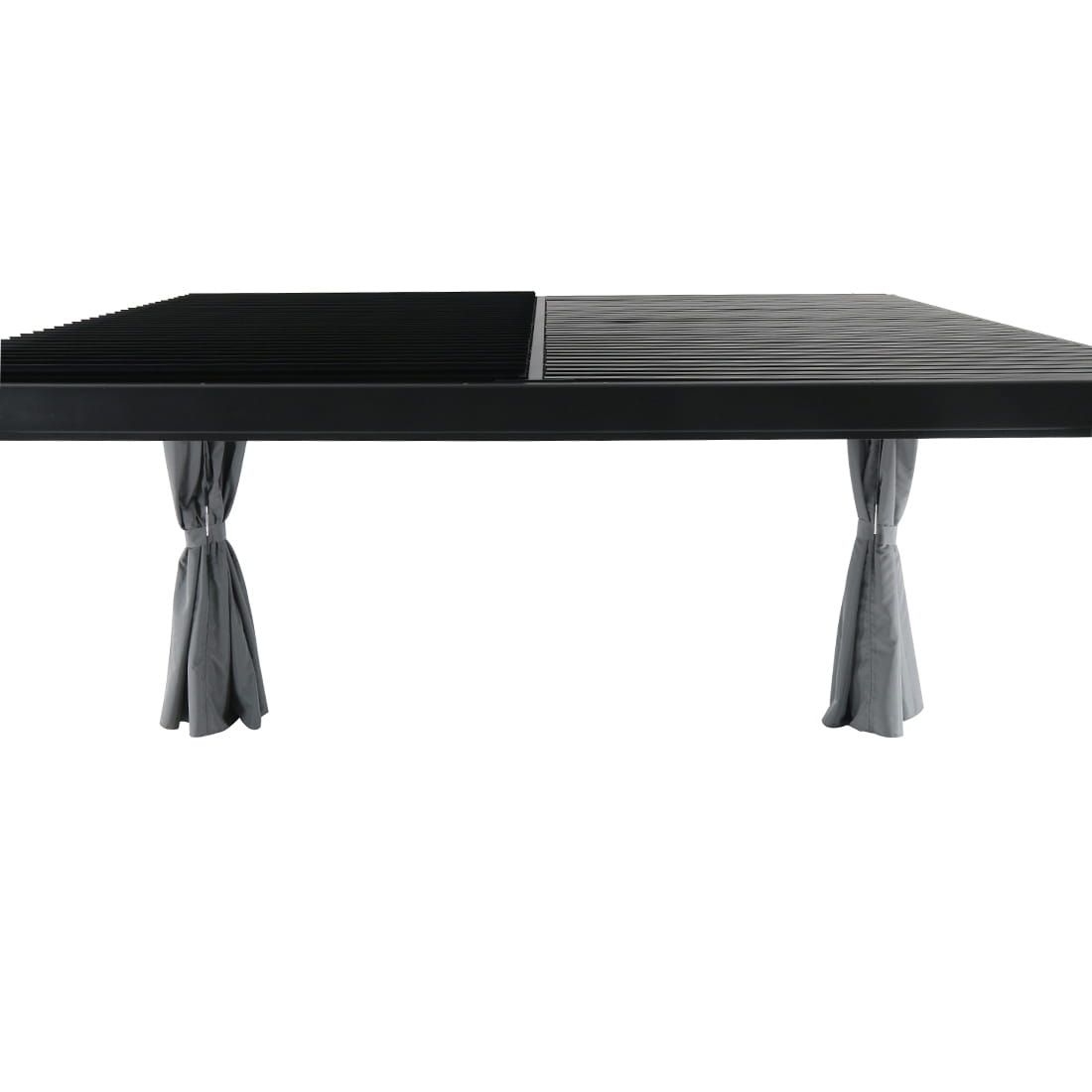 Justerbare lameller på Pergola Kiosko 360x300 cm aluminium/polyester